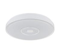 Lampe De Salon Plafonnier Lampe De Cuisine Blanc Chromé Effet Étoilé LED D 38 Cm