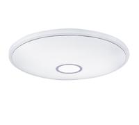 Plafonnier Plafonnier lampe de chambre, télécommande, décor Sparkle, veilleuse, dimmable, CCT, LED 30W 2600lm blanc chaud-blanc froid, DxH 68x10 cm