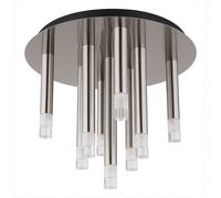 Plafonnier plafonnier lampe de salon 9 flammes lampe salle à manger H 29,6 cm