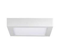 Plafonnier plafonnier lampe de salon lampe de chambre, carré couleur crème, LED 18W 1220Lm blanc neutre, LxlxP 22,5x22,5x4cm