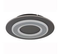 Plafonnier Lampe de Chambre à Coucher Gris LED Couloir 3000K Anthracite