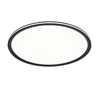 Plafonnier plafonnier lampe de salon LED noir mat 3 modes d'éclairage D 50 cm