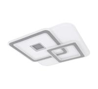Plafonnier plafonnier lampe d'intérieur smart home dimmable avec fonction mémoire, veilleuse, télécommande, couleurs réglables, 1x LED 1x 50 watt 2900 lm, LxlxH 50x50x60 cm