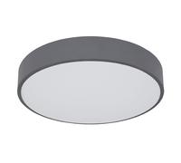 Plafonnier Plafonnier LED Lampe de salle à manger graphite télécommande avec veilleuse et rétroéclairage, métal plastique, 1x LED 24 W 1280 lm, DxH 40x10,5 cm