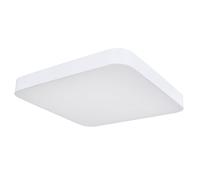 Plafonnier plafonnier LED lampe de salon plafonnier, rétroéclairage à changement de couleur de circuit CCT, opale blanche, dimmable, 1xLED H 10,5 cm