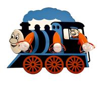 Plafonnier pour chambre d'enfant éclairage mural lampe de locomotive Heitronic 27356