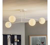 Plafonnier Pregos 4 EMIBIG LIGHTING, dimmable, blanc, Couloir, Métal, Moderne, Plafonnier