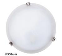 Plafonnier Rabalux Alabastro 30 cm verre blanc E27