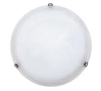 Plafonnier Rabalux Alabastro 40 cm verre E27 x2 blanc