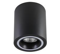 Plafonnier Rabalux GU10 25W noir aluminium Kobald