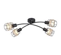Rabalux Indiana plafonnier 4x25 W noir 5282