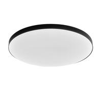 Plafonnier rond 37,5 cm LED 24 W blanc/noir Slimi Eko-Light