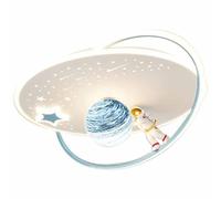 Plafonnier Rond LED Pour Enfants, Plafonnier Astronaute Pour Chambre D'enfant, Plafonnier À Intensité Variable, Lampe Planète Garçon, Éclairage De Plafond Pour Chambre D'enfant, Salon, Restaurant