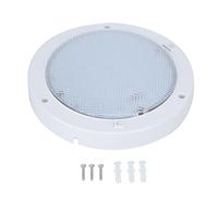 Plafonnier Rond, Plafonnier 12 V 9 W 42 LED pour Voiture, Bateau ou Maison, Haute luminosité 840 Lm, Large Tension D'entrée (Lumière blanche chaude 2 700 à 3 200 K)