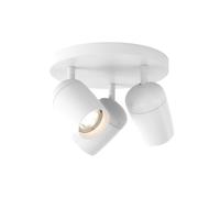 Plafonnier Rond Triple Koto Blanc Mat