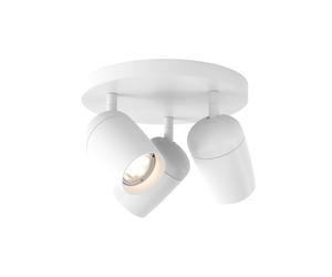 Plafonnier Rond Triple Koto Blanc Mat