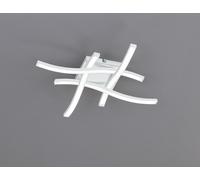 Reality Leuchten R62474131 Route Plafonnier LED en métal avec 4 LED 5 W Blanc mat