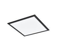 Plafonnier SA1 LED 21,5W en aluminium noir 450x450x50mm