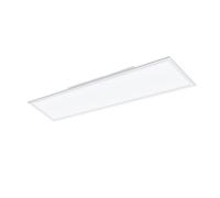 Plafonnier SA1 LED 33W en aluminium et acier blanc 1200x300x50mm