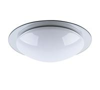 Plafonnier salle de bain plafonnier ciel étoilé lampe lumière du jour plafond, CCT IP44, 1x LED 12W 900Lm blanc chaud / blanc froid, DxH 38x10 cm