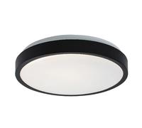 Plafonnier SDB rond ?25 noir/blanc LED 18W IP44 Rabalux Samira
