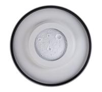 Plafonnier semi-encastré à LED intégré CCT à intensité variable, noir, 3 000-6 500 K, télécommande