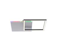 Plafonnier semi-encastré à LED intégré Renda 59 x 49 cm en aluminium, 1 LED 26 W 2700-5000 K, 1 LED 5 W RGBK