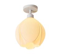 Plafonnier Semi-Encastré Pour Allée, Luminaire de Couloir Avec Abat-Jour En Forme de Fleur, Luminaire D'Entrée, Plafonnier Moderne Pour Porche Ou Couloir/Un