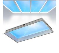 Plafonnier Smart Blue Sky, Lucarne Artificielle De 72 W, Lampe LED À Intensité Variable Avec Télécommande (3000 K-6000 K), Simulation Des Rythmes De La Lumière Du Jour Et Effet De Lumière Solaire