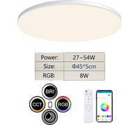 Plafonnier, Smart Control, LED à intensité variable, 45cm(17.72 pouces)