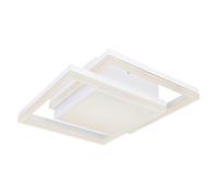 Plafonnier Smart Home plafonnier dimmable télécommande changement de couleur lampe de salon, blanc, 22W 1200lm blanc chaud-blanc froid, LxH 41,5 x 10,5 cm