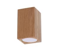 Plafonnier - SOLLUX - Keke - Bois de chêne - 30 cm - GU10 - 40W