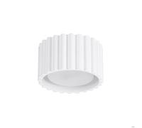 Sollux Lighting Plafonnier Aura Gx53 1 flamme aluminium Ampoule LED Blanc