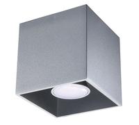 Plafonnier Sollux Lighting Quad 1 Gris TU