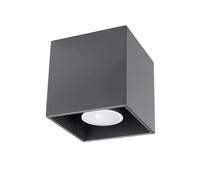 Plafonnier Sollux Lighting Quad 1 Gris TU