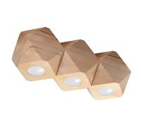 Plafonnier Sollux Lighting Woody 3 Beige TU