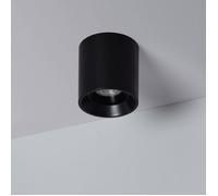 Plafonnier Space Noir avec Ampoule GU10 2700K Blanc chaud