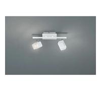 Plafonnier spot 2x LED 3000K blanc/chrome Roubaix RL
