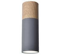 Plafonnier spot Candellux TUBA 1xGU10 gris bois alu
