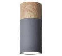 Plafonnier spot Candellux TUBA GU10 gris alu 15cm