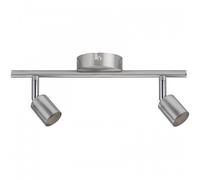 Plafonnier spot Carolina - 2x10W - GU10 non fourni - Nickel Mat PAULMANN