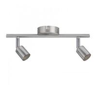 Plafonnier Spot Carolina - 2x10w - Gu10 Non Fourni - Nickel Mat Paulmann
