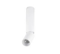 Plafonnier spot de plafond lampe de salle à manger lampe de salon lampe de cuisine, aluminium blanc, spot mobile, 1x LED 8W 502Lm 3000K blanc chaud, H 23 cm