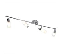 Plafonnier spot lampe salon barre de verre lumineuse pivotante Eglo 90725