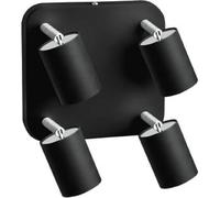 Plafonnier spot Nowodvorski Eye noir métal 4xGU10 LED