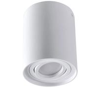 Plafonnier spot rond blanc 1xGU10 orientable Polux