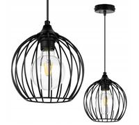 Plafonnier Suspendu - Light-Home - Toronto 2245/1 - Métal Noir - Réglable en Hauteur