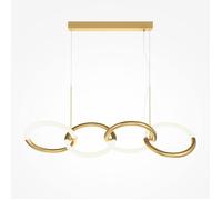 Plafonnier suspendu - Maytoni - Node - 4 lumières - LED intégrée 3000K - Or moderne