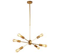 Plafonnier Suspension GOLD Dormir Chambre d'amis Suspendu Luminaire Projecteur