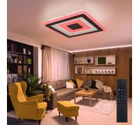 Plafonnier Suspension Luminaire de Salon LED Télécommande Smart Dimmable RGB